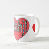 Mahjong Coffee Mug - Love Mahj! Koffiemok (Voorkant rechts)