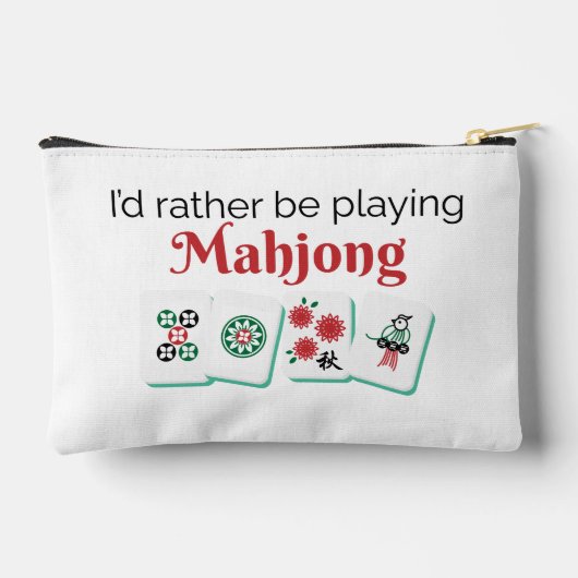 Mahjong Cosmetische Tas (Achterkant)