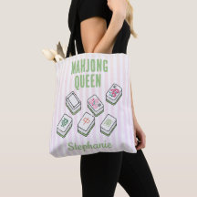 Mahjong Crew Speler Naam Mahj Club Roze Streep