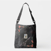 Mahjong Crossbody Bag Floral over Marble Design Crossbody Tas (Voorkant)