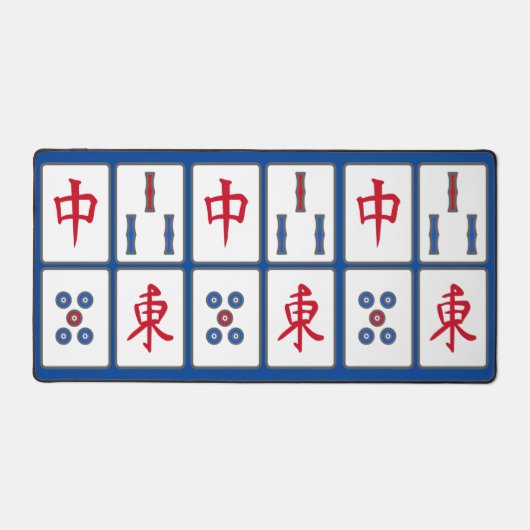 Mahjong Design Desk Mat (Voorkant)