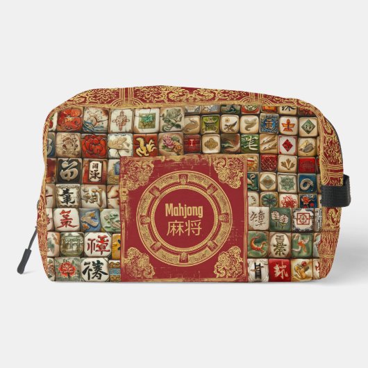  Mahjong Design Toilettasje (Achterkant)