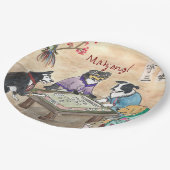 Mahjong Dogs - Papieren Bordje (Gekanteld)