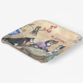 Mahjong Dogs - Papieren Bordje (Gebogen)