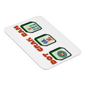 Mahjong Dot Crak Bam Magneet (Rechterzijde)