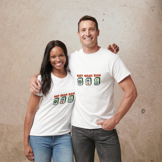 Mahjong Dot Crak Bam T-shirt