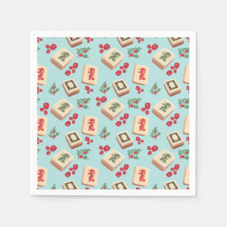 Mahjong Dragon Tegel Papier servetten