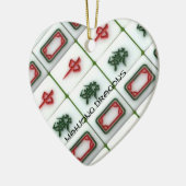 Mahjong Dragons Keramisch Ornament (Links)