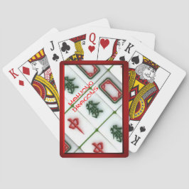 Mahjong-dragons Pokerkaarten