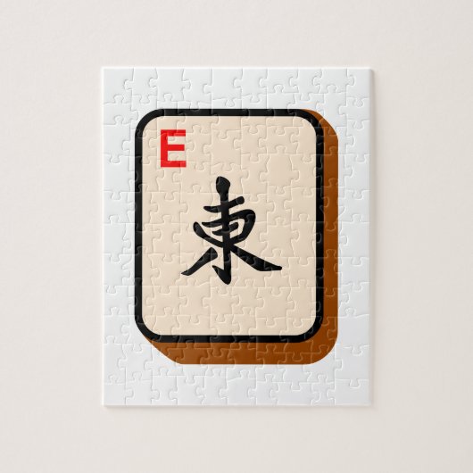 Mahjong East Legpuzzel (Verticaal)