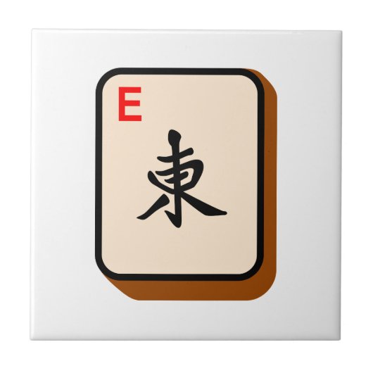 Mahjong East Tegeltje (Voorkant)