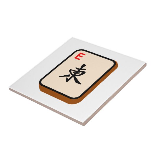 Mahjong East Tegeltje (Zijkant)