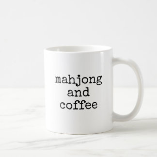 Mahjong- en koffieliefhebber grappig koffiemok