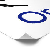 Mahjong Flower Suits, Blue, Red, Green, Black on W Poster (Hoek)