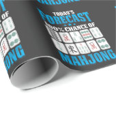Mahjong Forecast Mah Jong Boardgame Lover Cadeaupapier (Rol Hoek)