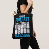 Mahjong Forecast Mah Jong Boardgame Lover Tote Bag (Dichtbij)