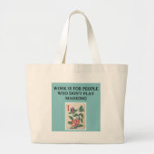 mahjong game player grote tote bag (Voorkant)