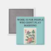 mahjong game player magneet (Voorkant / Achterkant)