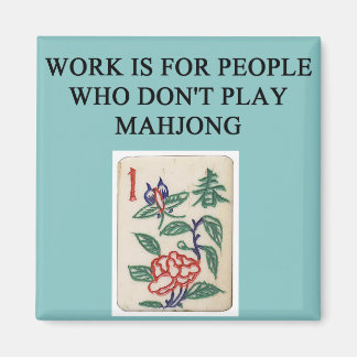 mahjong game player magneet