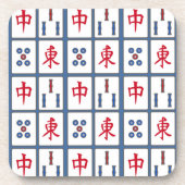 Mahjong Game Tegels Design Beverage Coasters Bier Onderzetter (Voorkant)