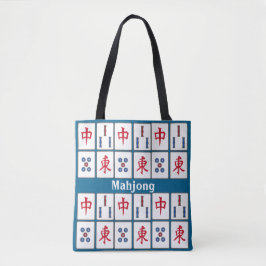 Mahjong Game Tegels Design Canvas tas