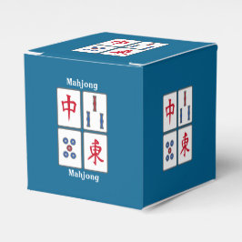 Mahjong Game Tegels Design Favor Box Bedankdoosjes