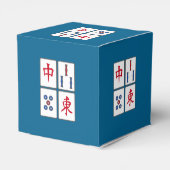 Mahjong Game Tegels Design Favor Box Bedankdoosjes (Achterkant)