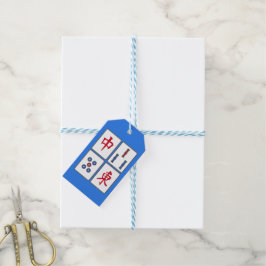 Mahjong Game Tegels Design Gift Kaart Cadeaulabel