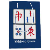 Mahjong Game Tegels Design Medium Cadeauzakje (Voorkant)
