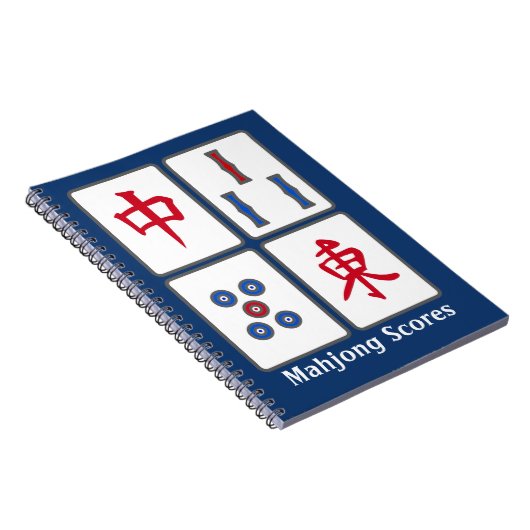 Mahjong Game Tegels Design Notitieboek (Rechterzijde)