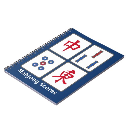 Mahjong Game Tegels Design Notitieboek (Linkerzijde)