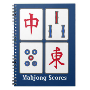 Mahjong Game Tegels Design Notitieboek