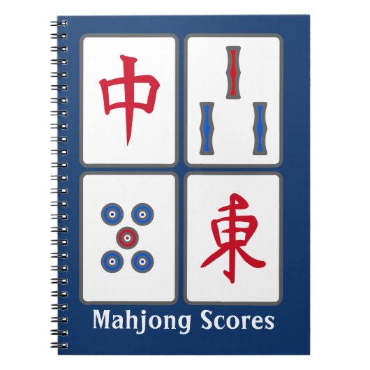 Mahjong Game Tegels Design Notitieboek (Voorkant)