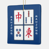 Mahjong Game Tegels Design Ornament (Links)