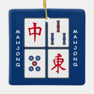 Mahjong Game Tegels Design Ornament