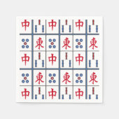 Mahjong Game Tegels Design Servet (Voorkant)