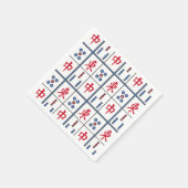 Mahjong Game Tegels Design Servet (Hoek)