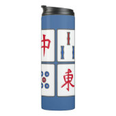 Mahjong Game Tegels Design Thermal Tumbler Thermosbeker (Geroteerd rechts)
