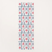 Mahjong Game Tegels Design Yogamat (Voorkant)