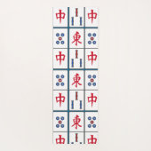 Mahjong Game Tegels Design Yogamat (Achterkant)