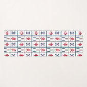 Mahjong Game Tegels Design Yogamat (Voorkant (horizontaal))