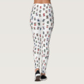 MahJong-game tegels in Amerikaanse stijl Leggings (Achterkant)