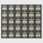 Mahjong Gamer Board Game China Japan Mah Jong Cadeaupapier (Vlak)