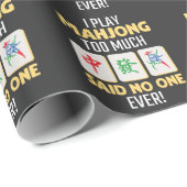 Mahjong Gamer Board Game China Japan Mah Jong Cadeaupapier (Rol Hoek)