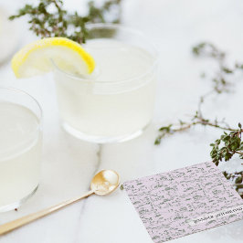 Mahjong Gepersonaliseerd Paarse toilet Kartonnen Onderzetters