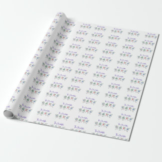 Mahjong Gift Wrap. Het thema van Charleston Cadeaupapier