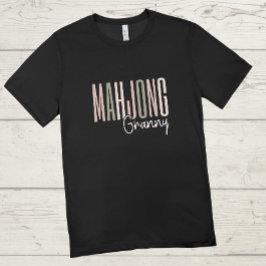 Mahjong granny | Grappige mahjong T-shirt