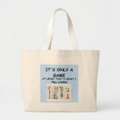 mahjong grote tote bag (Voorkant)