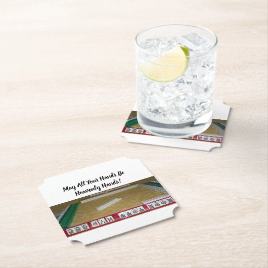 Mahjong Heavenly Hands Coaster Kartonnen Onderzetters (Insitu)