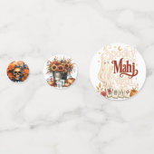 Mahjong + Herfst Tafelconfetti Confetti (Voorkanten)
